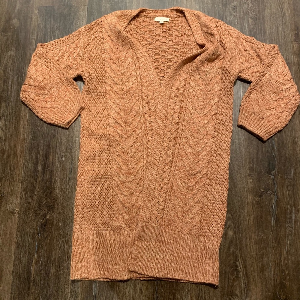 Chunky knit cardigan. Sz S. Like new!